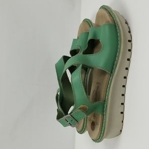 Fly London Kimb Wedge Sandals Size 10